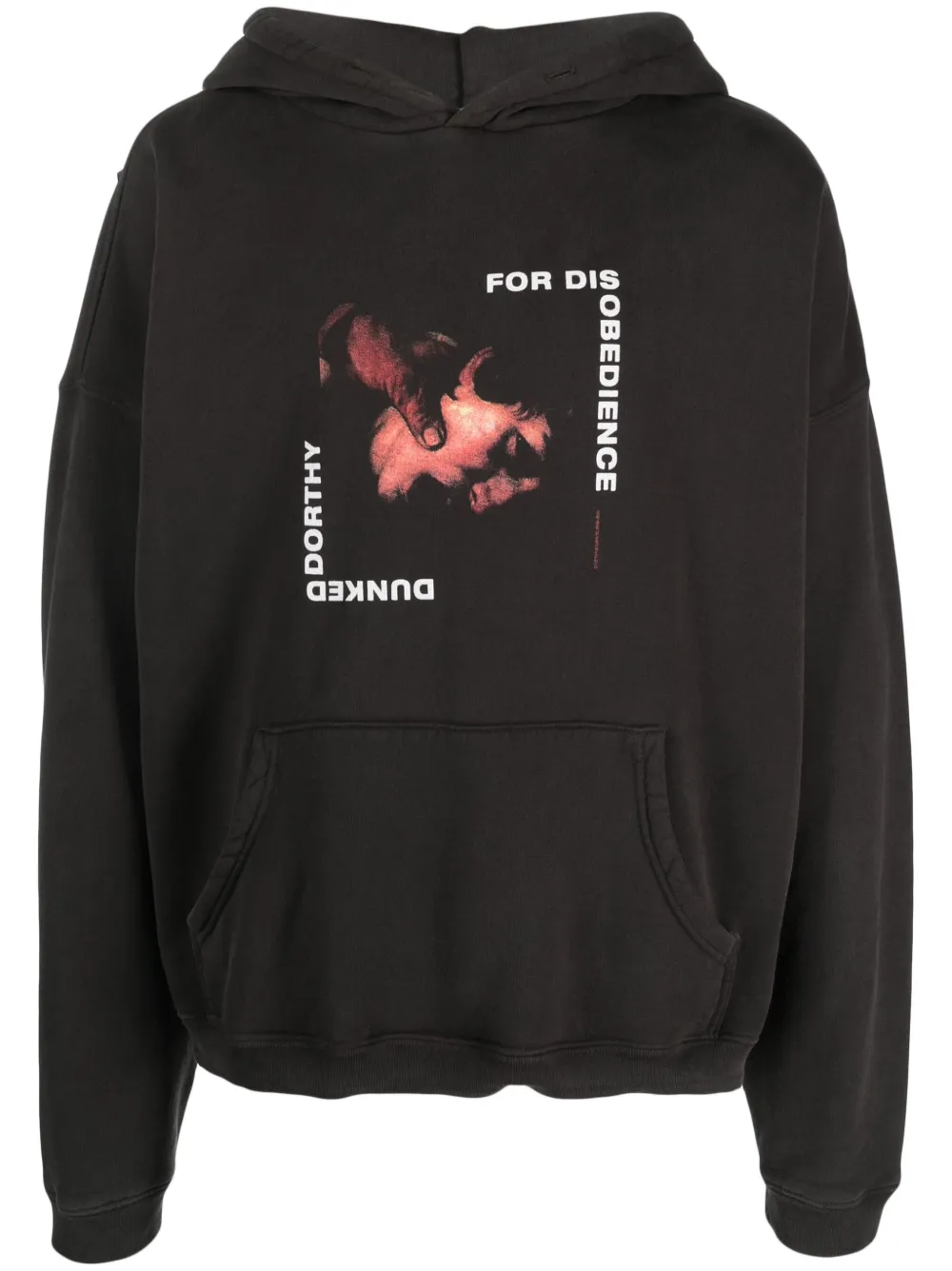 ENFANTS RICHES DEPRIMES LOGO-PRINT COTTON HOODIE