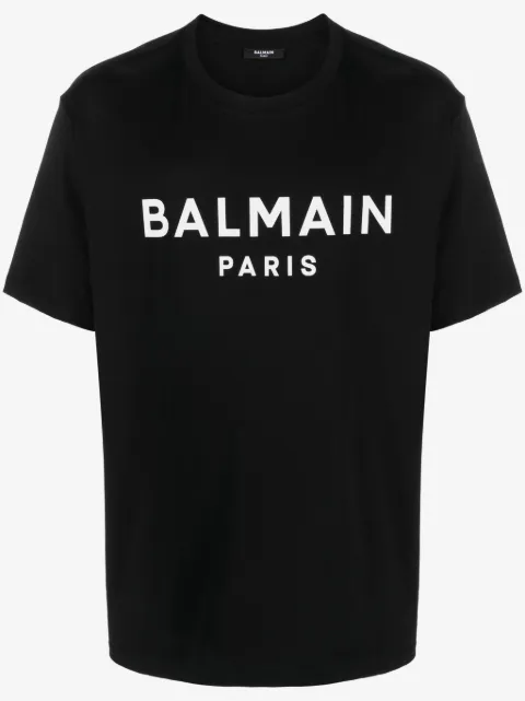 Balmain logo-print cotton T-shirt