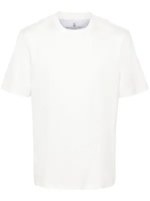 Brunello Cucinelli short-sleeve crew-neck T-shirt | White