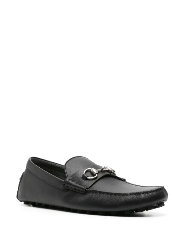 Gucci mens leather loafers online