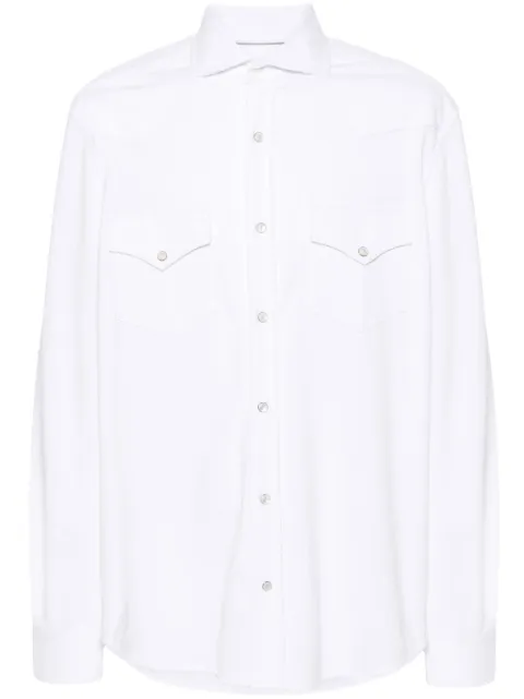 Brunello Cucinelli long-sleeve cotton shirt