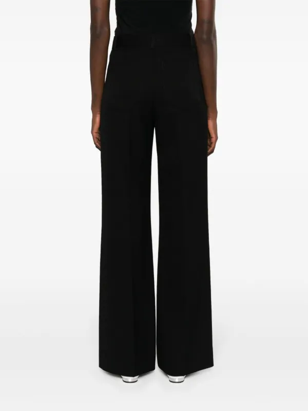 Victoria Beckham Alina Flared Tailored Trousers | Black