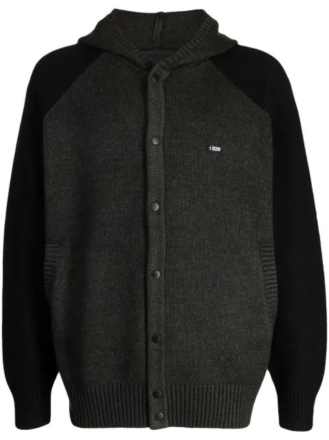 izzue logo-appliqué bomber jacket