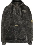AAPE BY *A BATHING APE® logo-embroidered cotton hoodie - Black