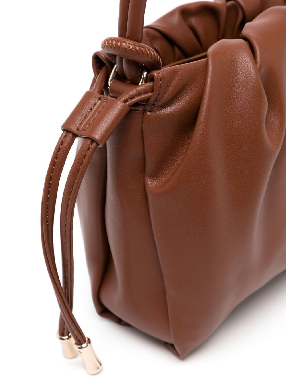 Shop Apc Ninon Mini Shoulder Bag In Brown