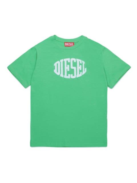 Diesel Kids flocked-logo cotton T-shirt