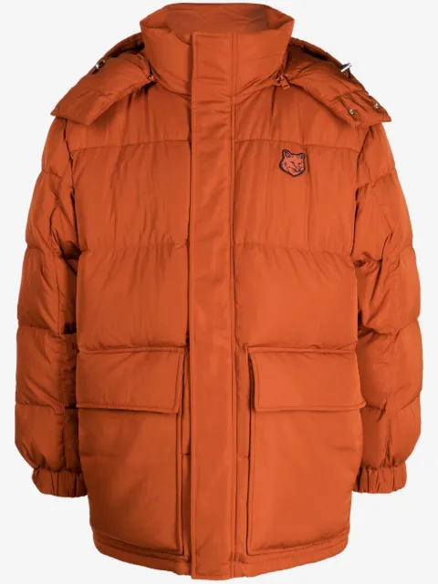 Maison Kitsuné Chillax Fox-motif padded coat