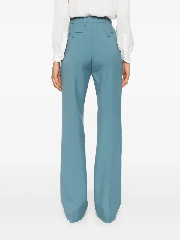 Gucci Horsebit Trousers | Blue | FARFETCH
