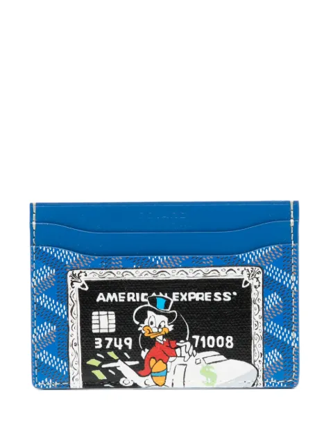 Goyard Pre-Owned pre-owned Scrooge Mcduck-print Saint Sulpice card holder