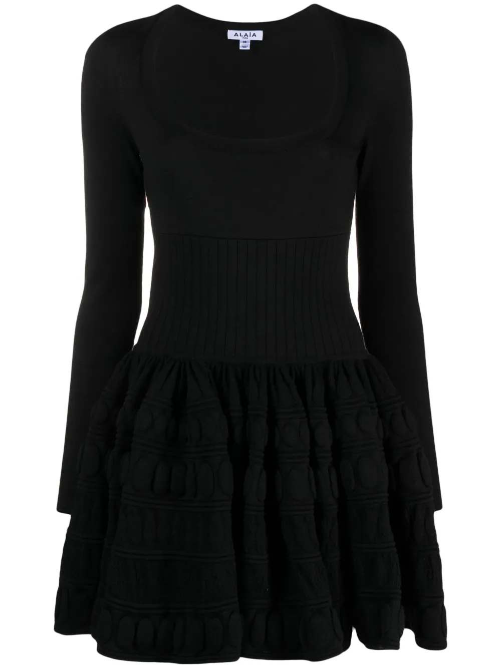 Alaïa vestido corto con diseño Crinoline | negro | Image 1