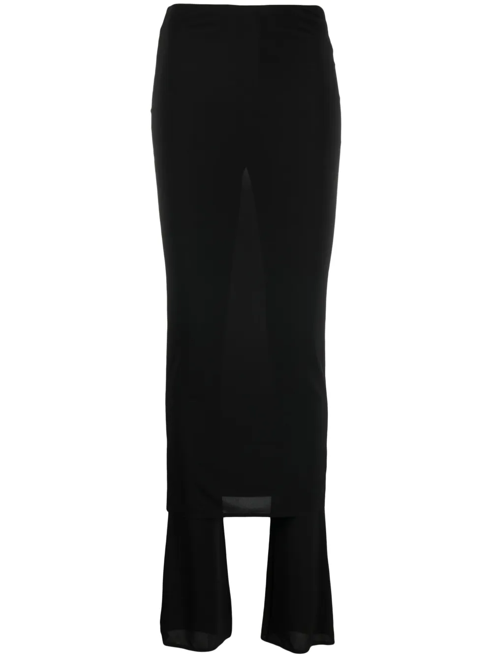 Alaïa pantalones con falda a capas | negro | Image 1
