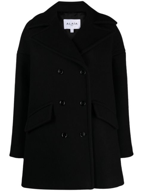 Alaïa double-breasted caban coat