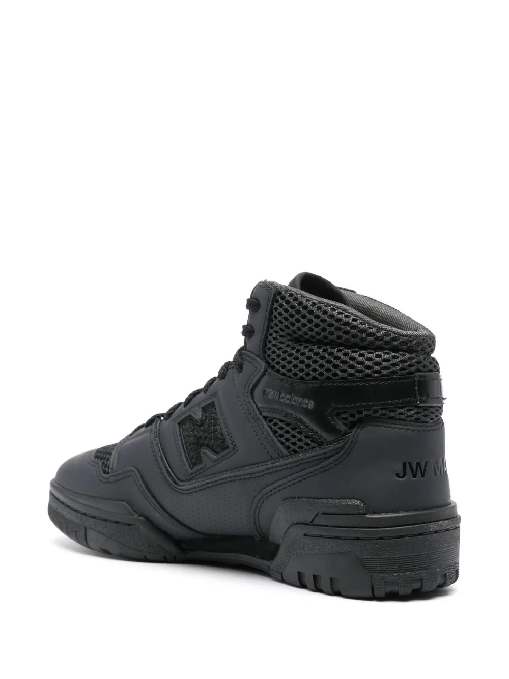 Junya Watanabe BB650 leren sneakers Zwart