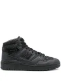 Junya Watanabe BB650 leather sneakers - Black