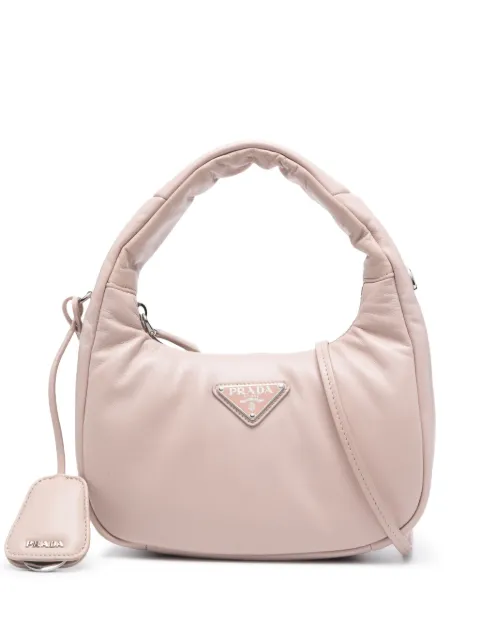 Prada padded leather tote bag