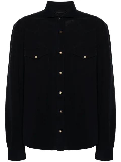 Brunello Cucinelli long-sleeve cotton shirt