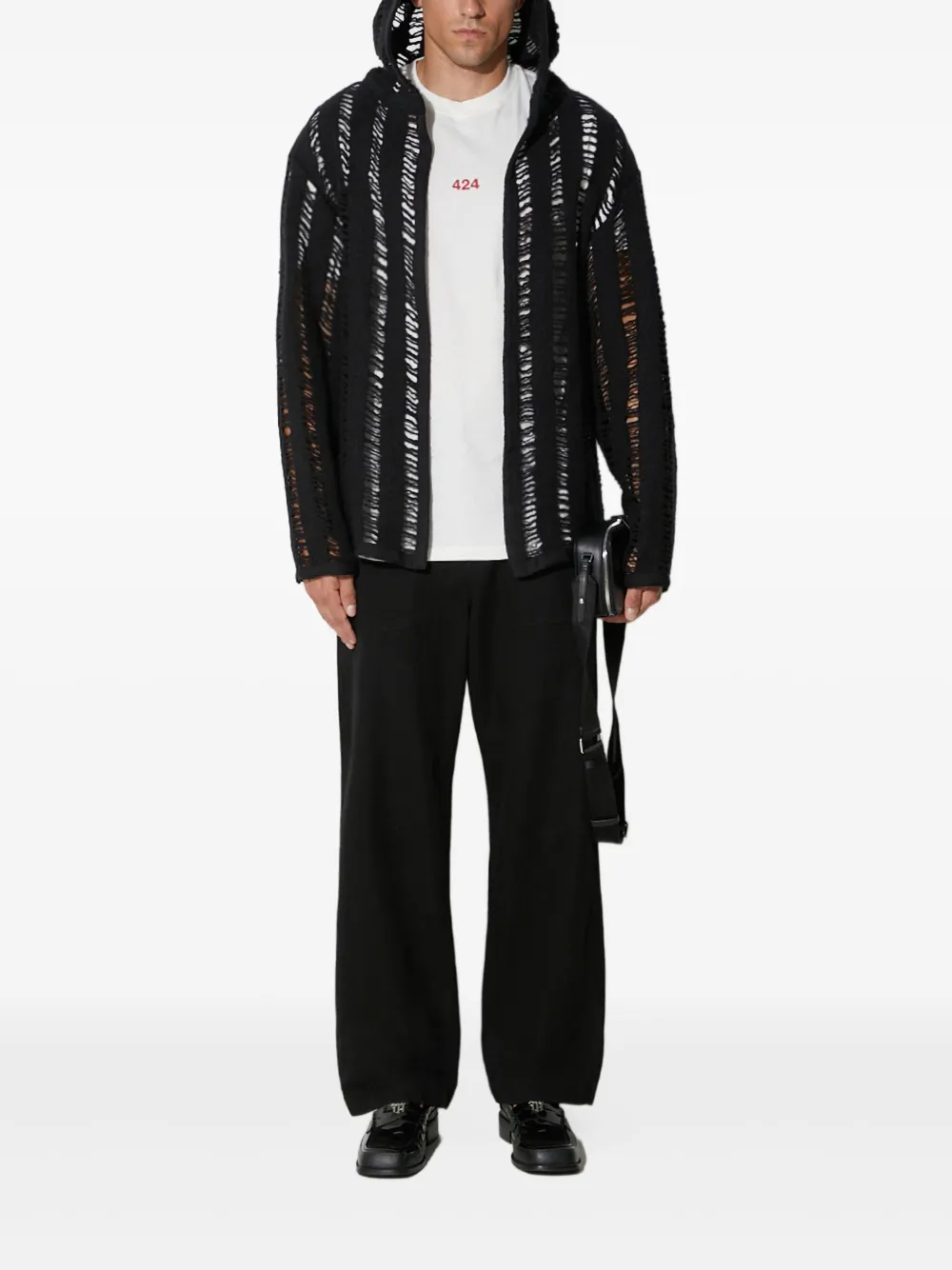 424 open-knit hoodie | Hoodies | Image 2