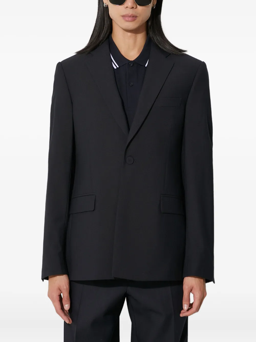 424 Single-button Blazer In Blue