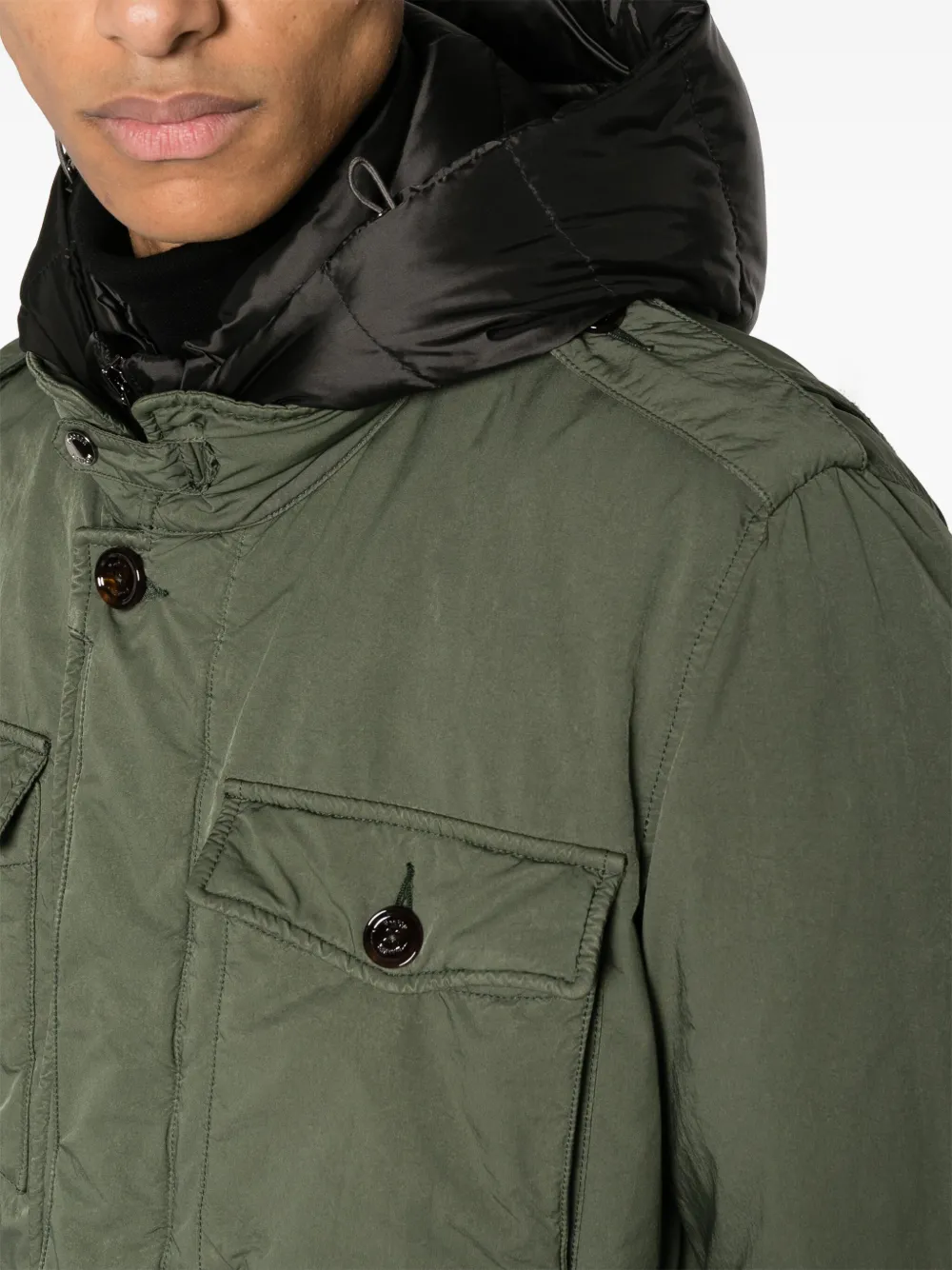 Moorer Isac-4g Padded Jacket In Green