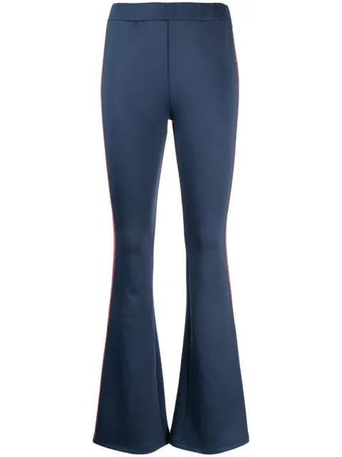 izzue side-stripe high-waisted leggings