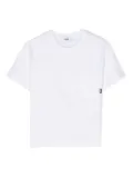 MSGM Kids patch-pocket cotton T-shirt - White