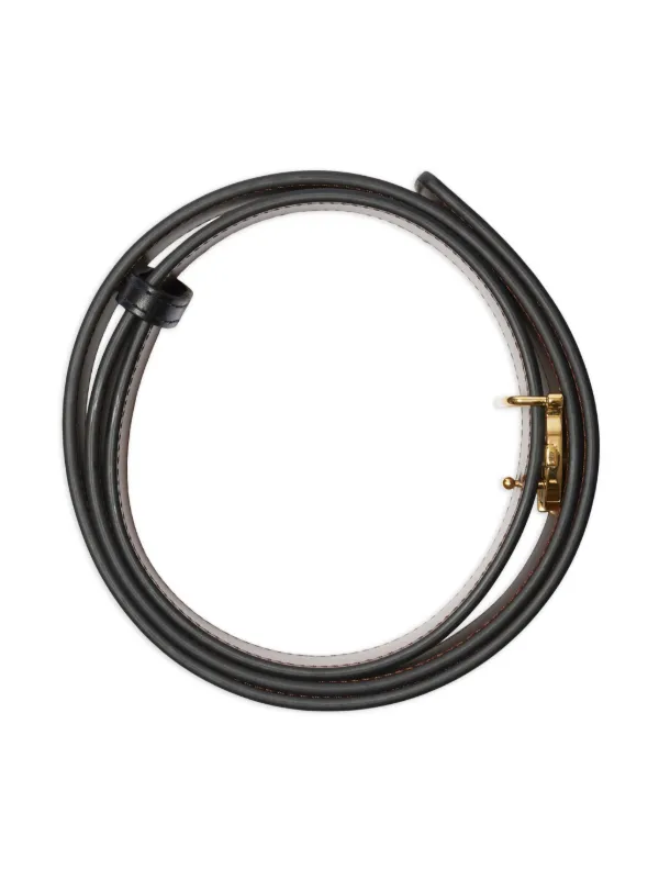 Burberry TB Reversible Leather Belt | Black | FARFETCH