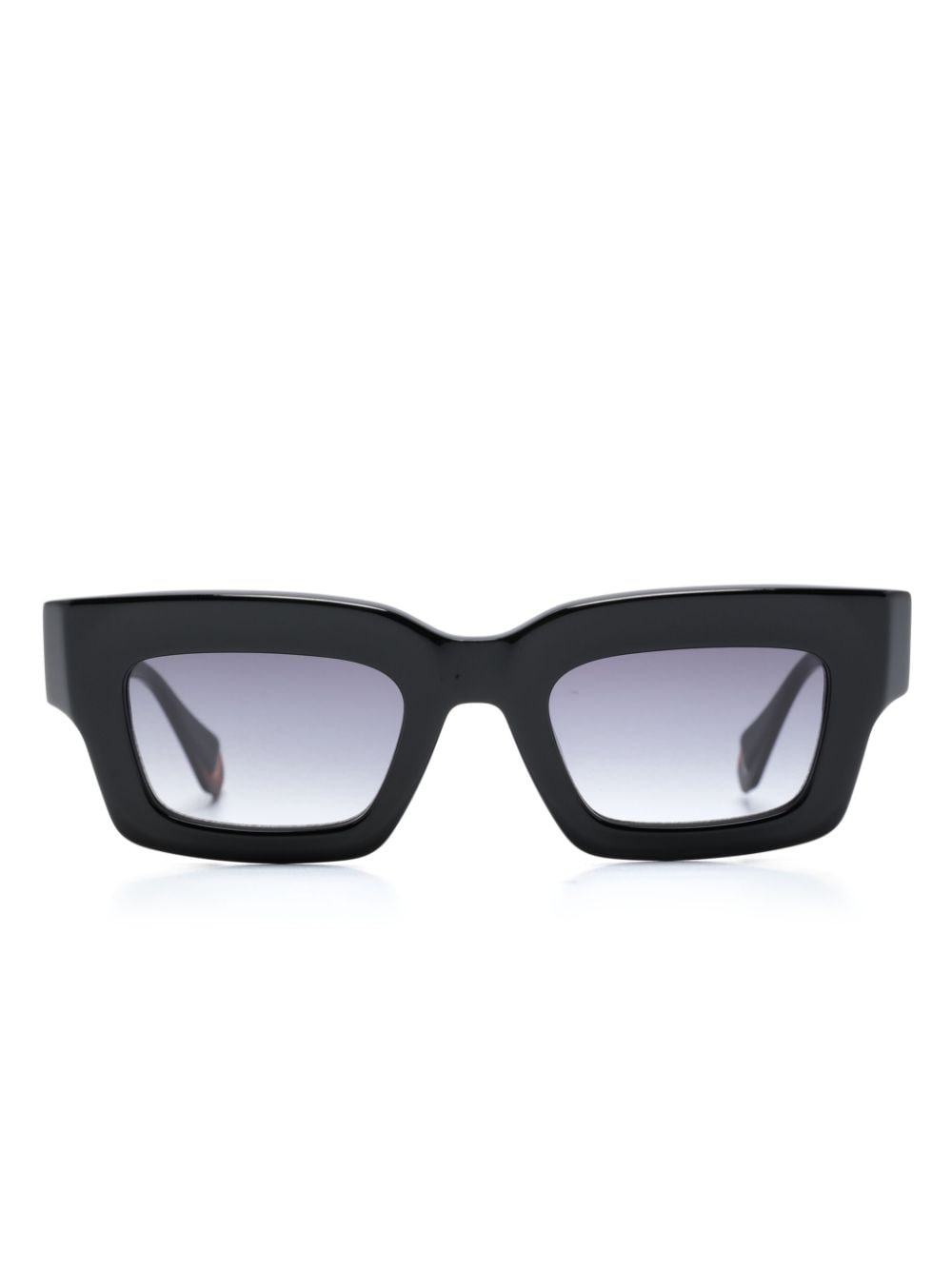 Gigi Studios Matilde Rectangle-frame Sunglasses In Black