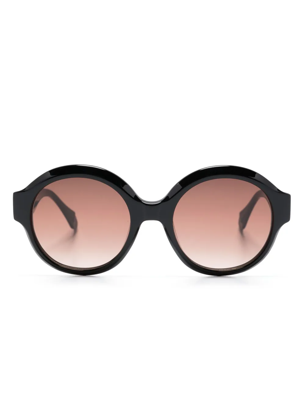 GIGI STUDIOS Catherine zonnebril met rond montuur Zwart