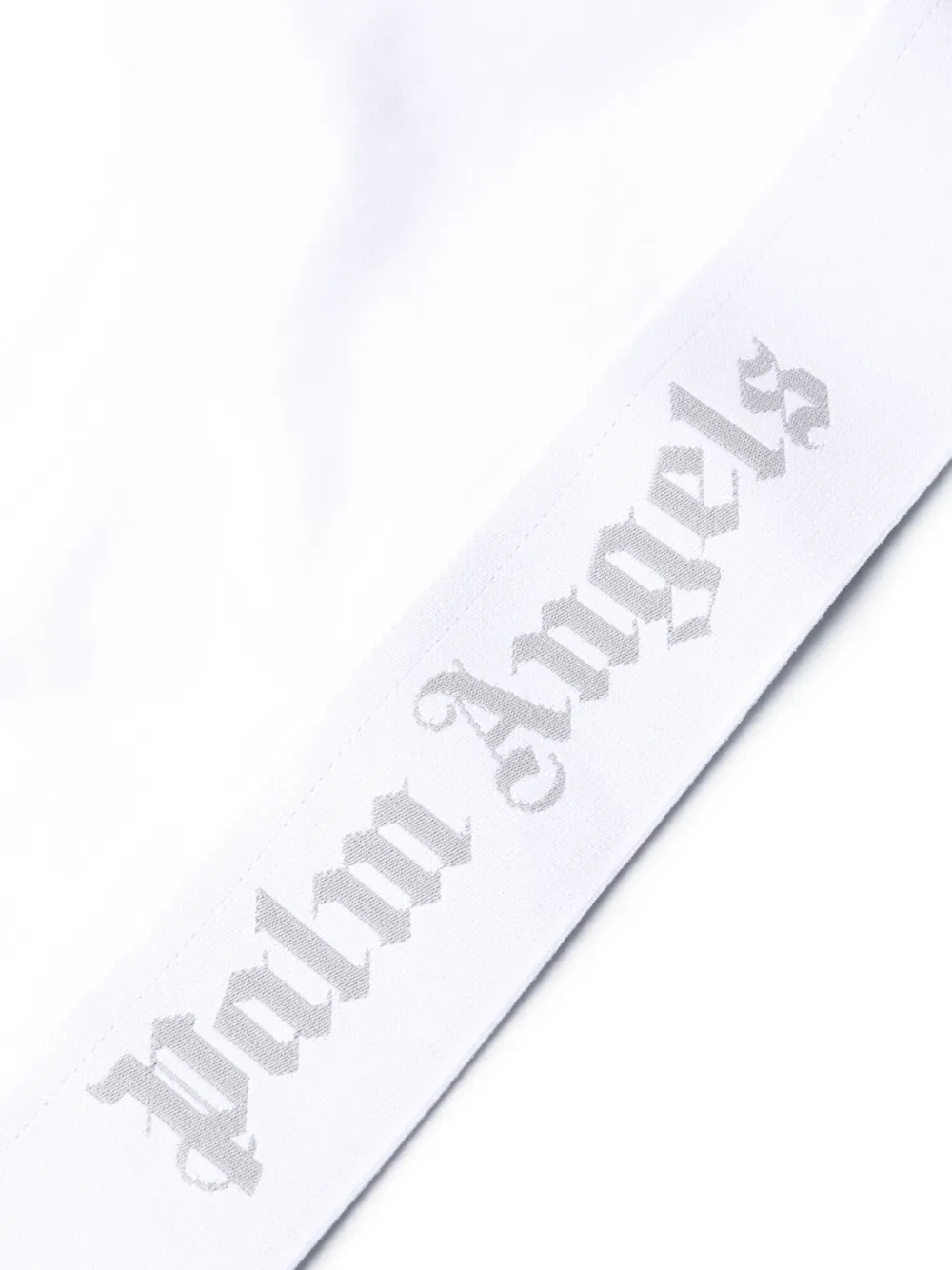 Palm Angels Top met halternek en logoband Wit