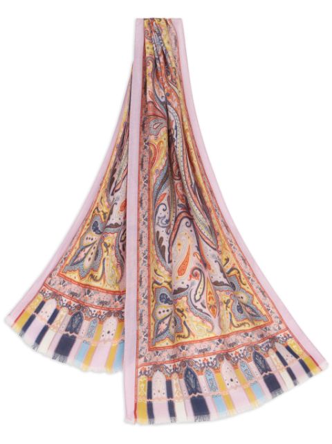 ETRO paisley-print rectangle-shape scarf Women