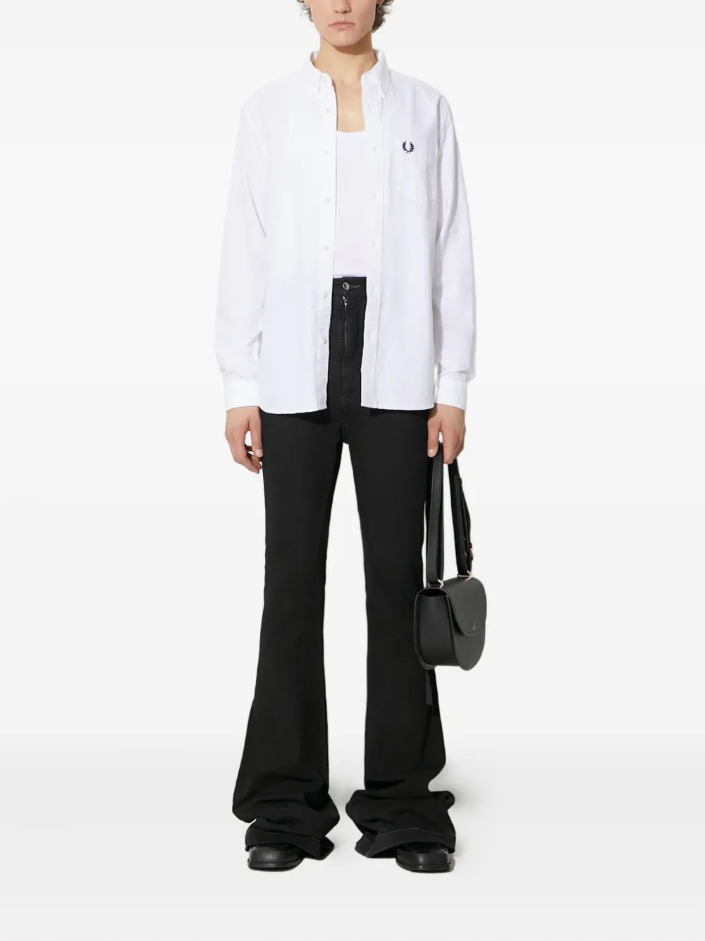 Fred Perry cotton shirt - Wit