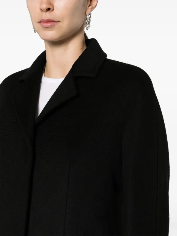 【関税込み】Max Mara ブラック Bingo コート Max Mara Bingo Belted camel-hair Coat | Black | FARFETCH