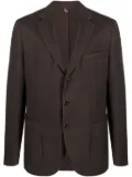 Dell'oglio Vesuvio double-breasted blazer - Brown