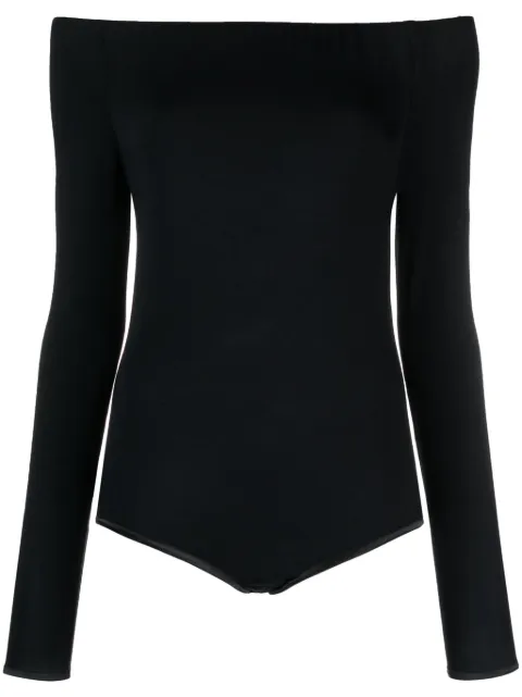 Ioana Ciolacu off-shoulder long-sleeve bodysuit