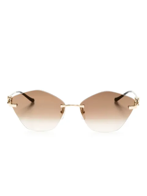 Cartier Eyewear Panthère de Cartier geometric-frame sunglasses