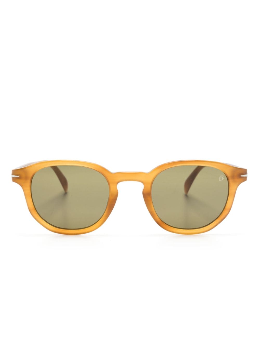 Eyewear By David Beckham 1007/s Round-frame Sunglasses In Neutrals
