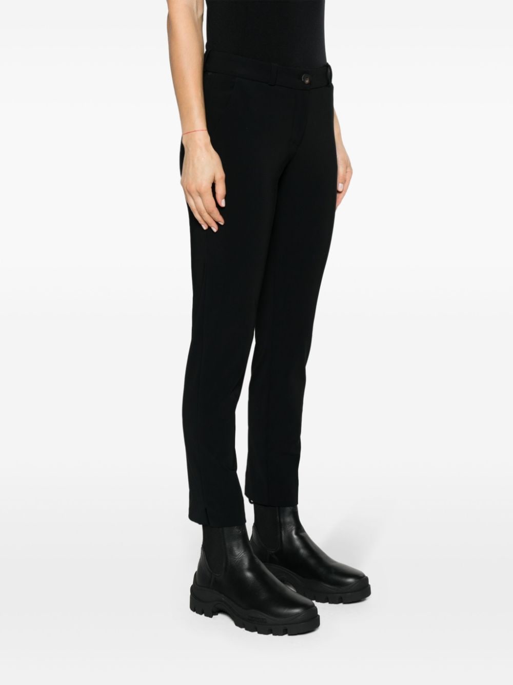 Shop Roberto Ricci Designs Winter Split-ankles Tailored Trousers In Black