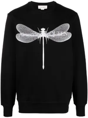 Alexander mcqueen hot sale embroidered sweatshirt