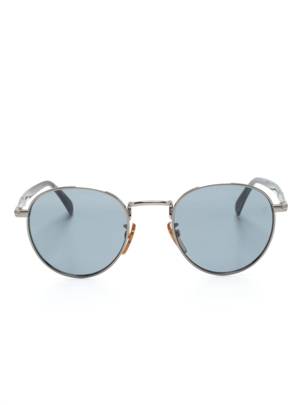 Eyewear By David Beckham Db1116 Round-frame Sunglasses In Grey