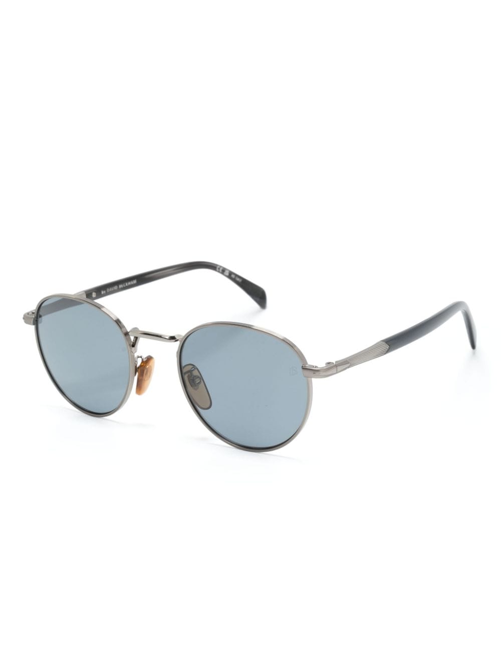 Shop Eyewear By David Beckham Db1116 Round-frame Sunglasses In Grey