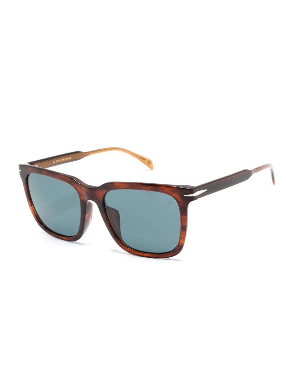 Shop Eyewear By David Beckham Square-frame Sunglasses In Brown