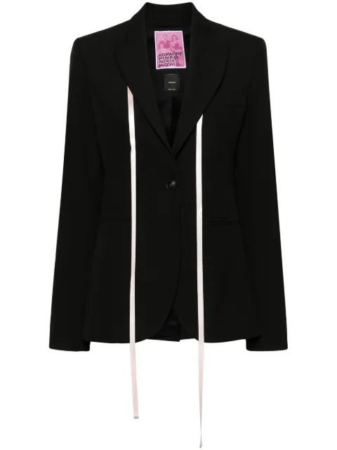 PINKO x Patrick McDowell ribbon-detailed blazer