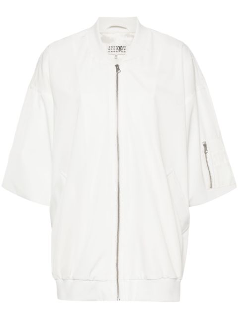 MM6 Maison Margiela short-sleeve bomber jacket