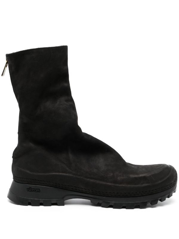 Yohji Yamamoto Bottines En Cuir Bout Rond Farfetch