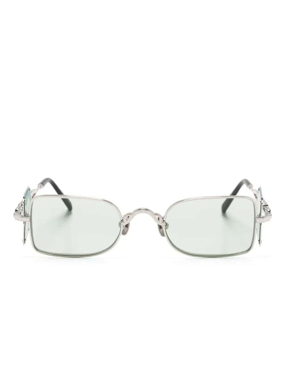 Matsuda 10611H retangle-frame sunglasses | Silver | Image 1