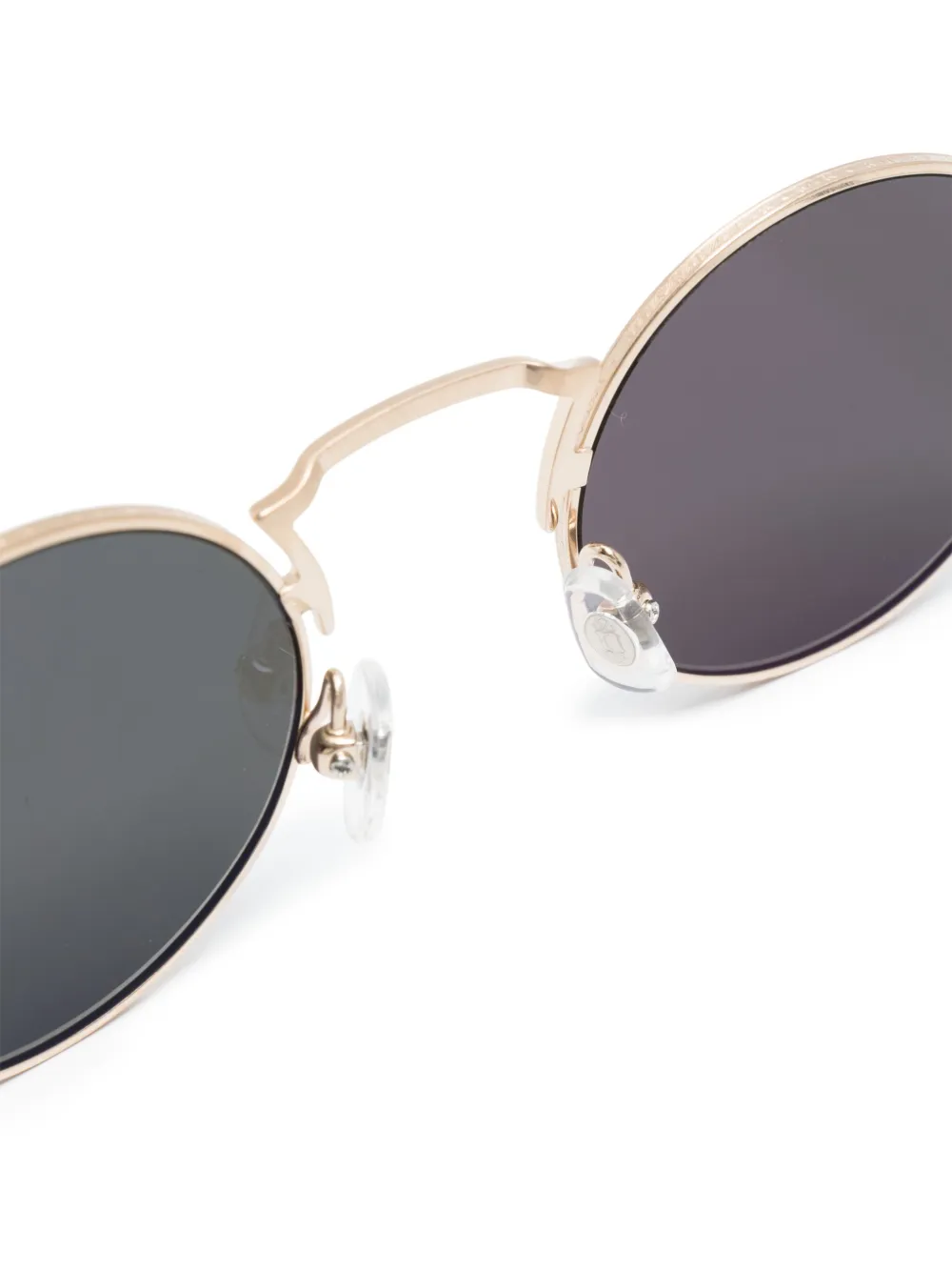 Matsuda M3119 bril met rond montuur Goud