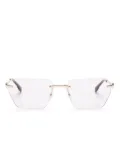 DSQUARED2 EYEWEAR 0102/S rectangle-frame sunglasses - Gold