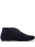 Car Shoe suede driving boots - Blue