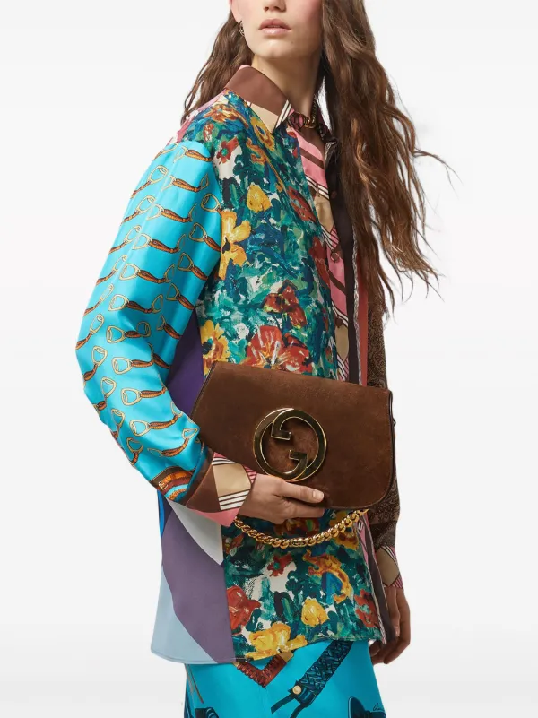 Gucci small suede shoulder new arrivals bag
