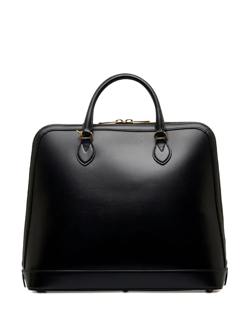 Gucci Pre-Owned 2000-2015 Gucci Horsebit 1955 Leather Handbag - Zwart